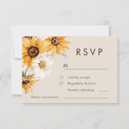 Bohemian Sunflower Wedding  OSA Kort