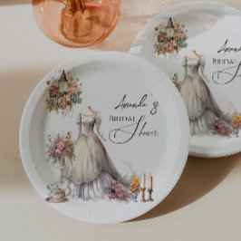 Bohemian Victorian Bröllop Dress Tea Möhippa