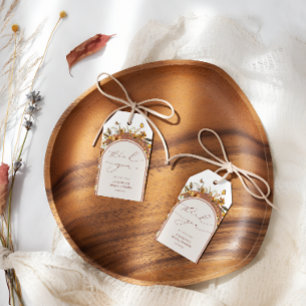 Bohemian WildblommArch Möhippa Presentetikett