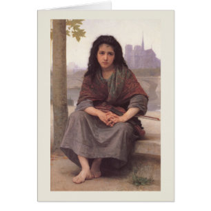 "Bohemian" William-Adolphe Bouguereau Card Hälsningskort