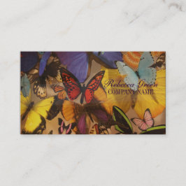 Bohemian Yoga Zen Holistic Healing butterfly Visitkort