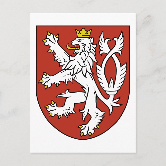bohemiemblem vykort (Framsida)