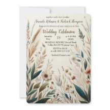 Bohemisk blandning av teal, magenta, lila blommor