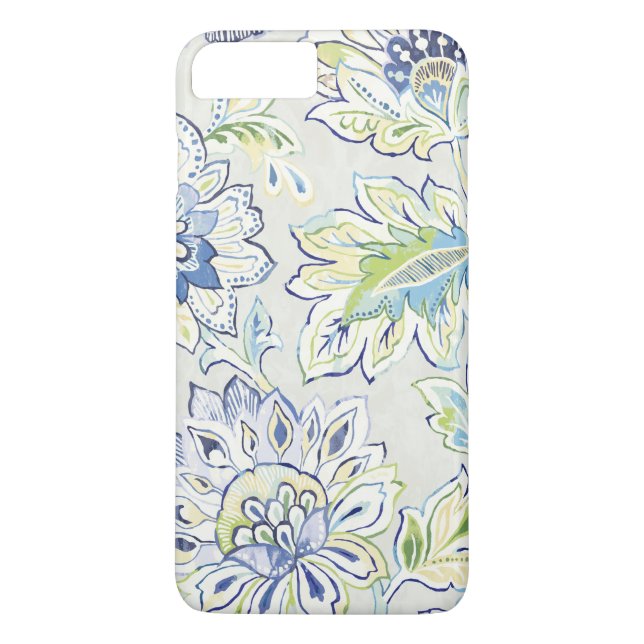 Bohemisk blåttblomma Case-Mate iPhone skal (Baksida)