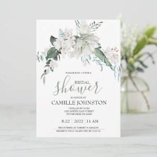 Bohemisk blombröllopsinbjudan inbjudningar