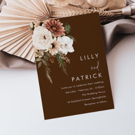 Bohemisk Blommigt Sommar och alla seasoner Bröllop Inbjudningar