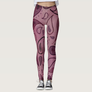 BOHEMISK BOHO ROSA PAISLEY YOGABYRTA LEGGINGS