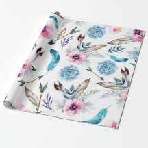 Bohemisk Chic Blommig Boho Flickas Födelsedagsfest