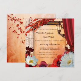 Bohemisk Chic Classic Fall Wedding bjudande Inbjudningar