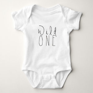 Bohemisk Chic Vild ett Första födelsedag Tee Shirt
