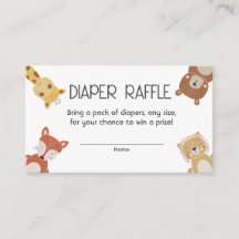 Bohemisk dagbok Raffle babydusch