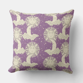 bohemisk drömviolett kudde