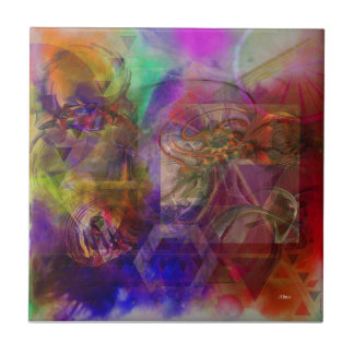 Bohemisk extas kakelplatta