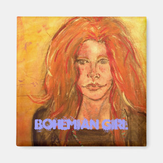 bohemisk flicka magnet