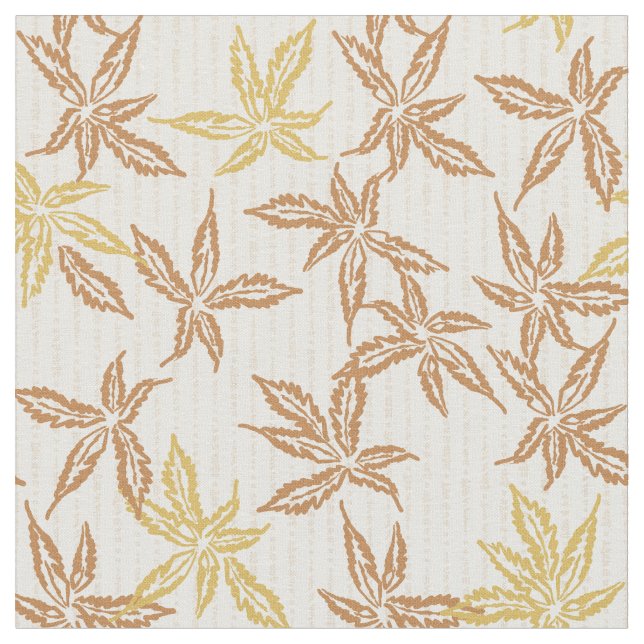 Bohemisk flora retro botanisk växt  tyg (Närbild)