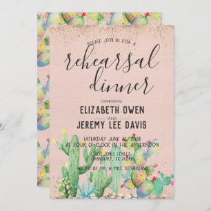 Bohemisk Glam Fiestabrölloprepetition middag Inbjudningar