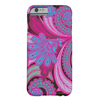 Bohemisk Hipsterblommigt Paisley Barely There iPhone 6 Skal