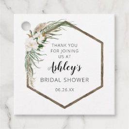 Bohemisk krans bröllopsduschen favorit tag gåvor etiketter