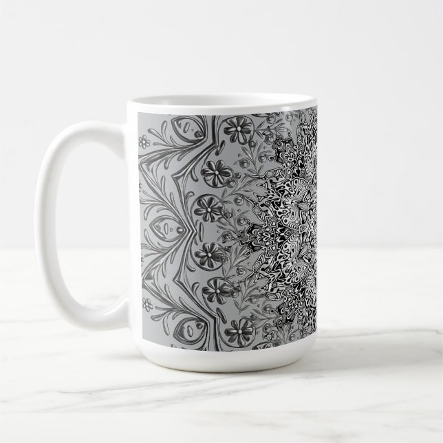 ​Bohemisk Mandala-konst Kaffe kopp  (Vänster)
