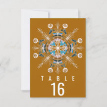 Bohemisk Mandala Senaps Sitsande Bröllop
