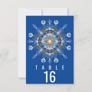 Bohemisk Mandala Senapsblå Sits Bröllop Inbjudningar