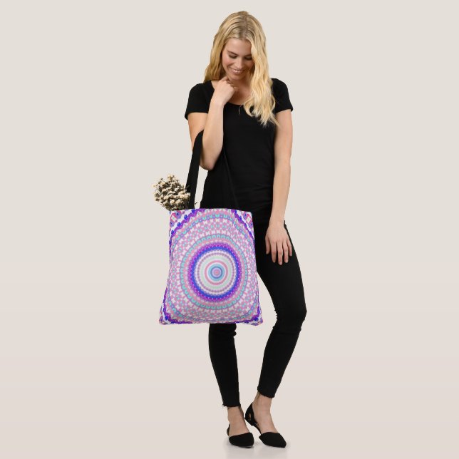 Bohemisk Mandala Tygkasse (På modell)
