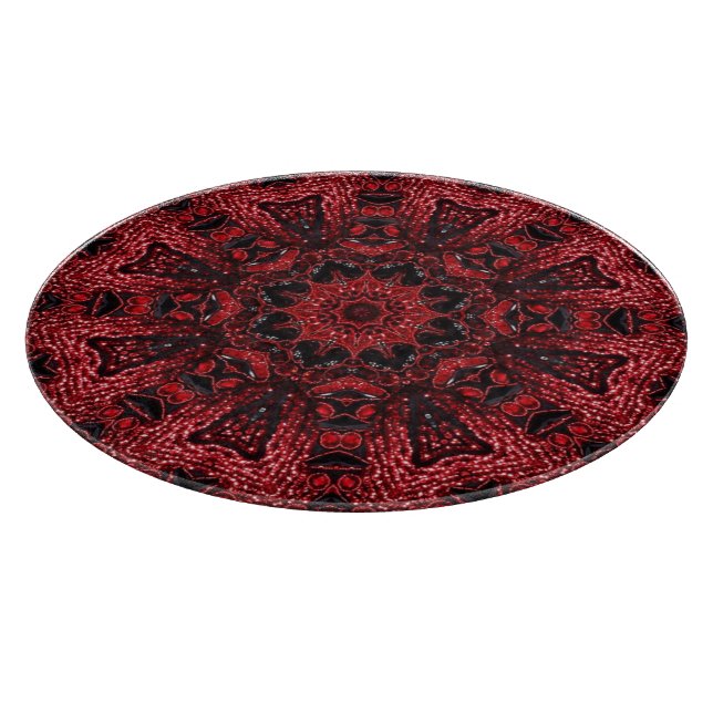 bohemisk morokansk maronburgundi mandala (Hörn)