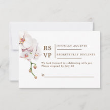 Bohemisk RSVP bröllopskort