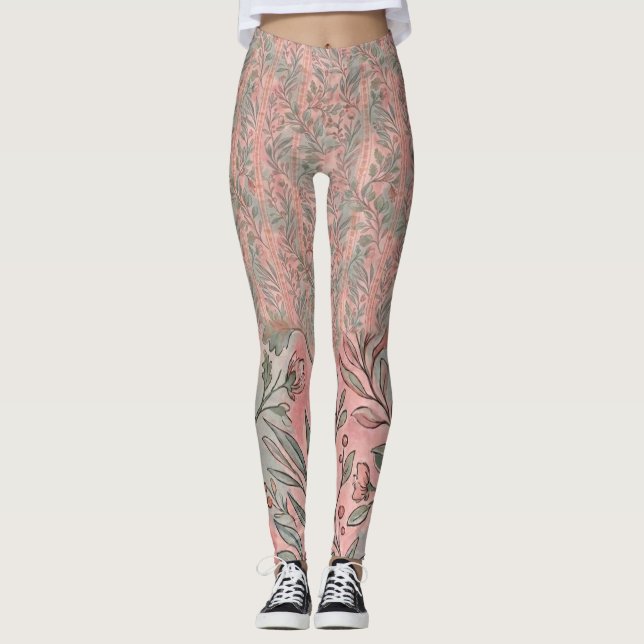 Bohemisk Skalflöde Leggings (Framsida)