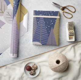 Bohemisk skog med marint blått,Jul Presentpapper