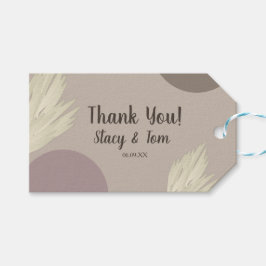 Bohemisk Tack Pampas Former Presentetikett