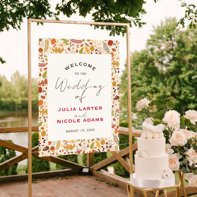 Bohemisk torkad, rustisk Blommigt Höstkolsglor Brö Poster (Skapare uppladdad)