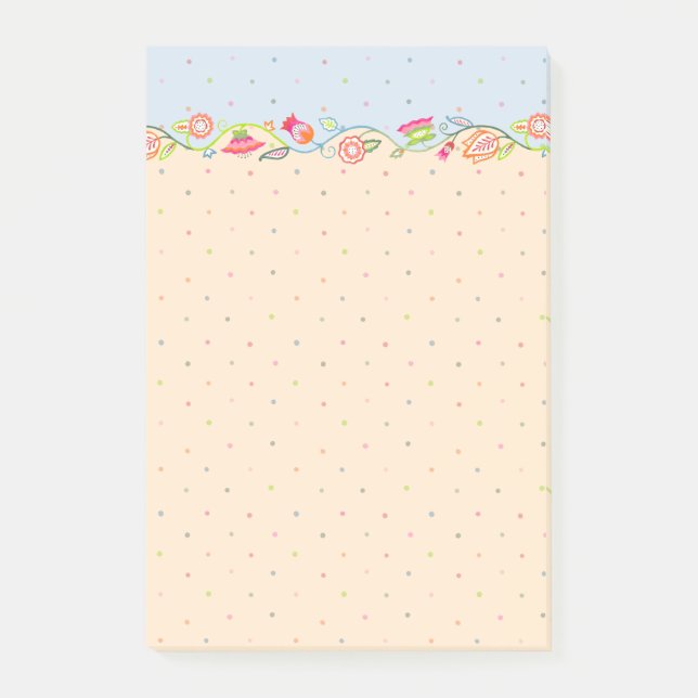 Bohemisk vinstocka post-it block (Framsida)