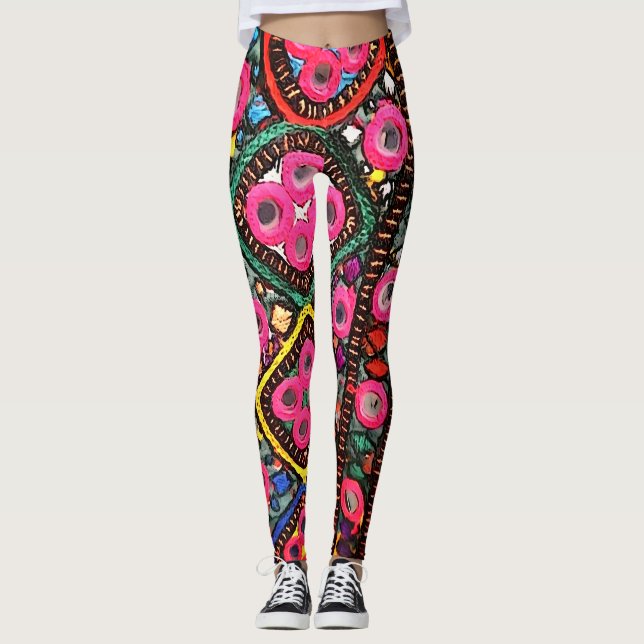 Bohemiska baljväxter leggings (Framsida)