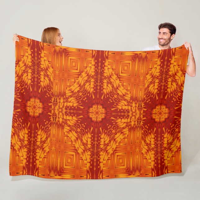 Bohemiska brandblommor 139 fleecefilt (På plats)