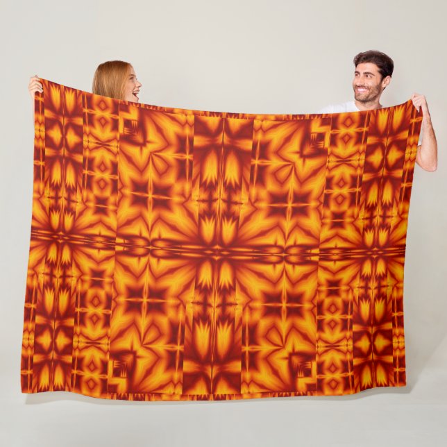 Bohemiska brandblommor 241 fleecefilt (På plats)