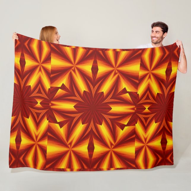 Bohemiska brandblommor 25 fleecefilt (På plats)