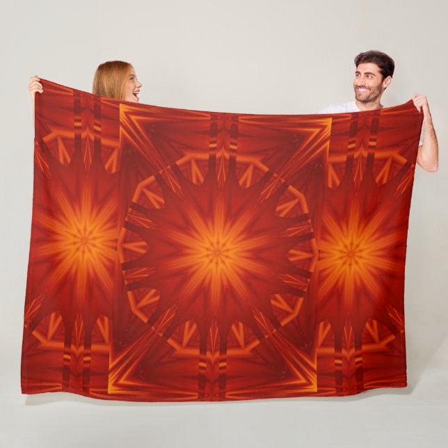 Bohemiska brandblommor 261 fleecefilt (På plats)