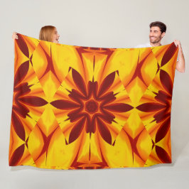 Bohemiska brandblommor 47 fleecefilt