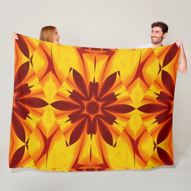 Bohemiska brandblommor 47 fleecefilt (På plats)
