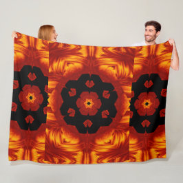 Bohemiska brandblommor 82 fleecefilt