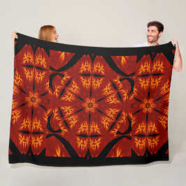 Bohemiska brandblommor 84 fleecefilt