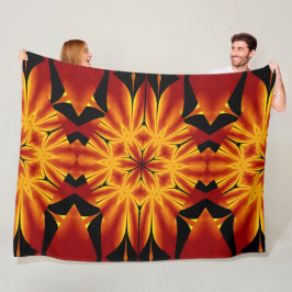 Bohemiska brandblommor 93 fleecefilt