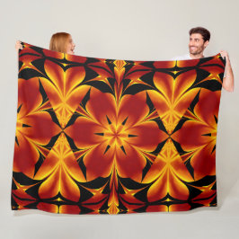 Bohemiska brandblommor 94 fleecefilt