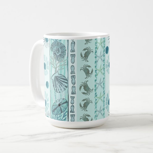 Bohemiska oceanens livstid kaffemugg (Framsida vänster)