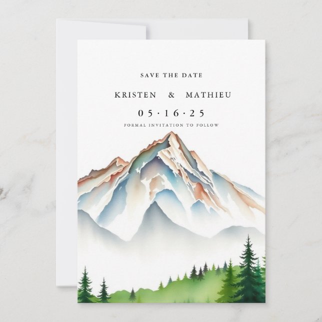 Bohemiska Onlinen Mountain Spara Datumet (Framsida)