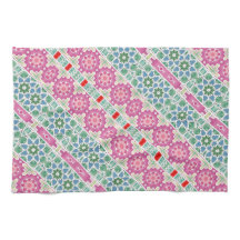 Bohemiskt blommönster Vattenfärgsmosaikdesign