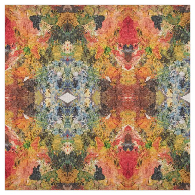 Bohemiskt färgtyg tyg (Prov)