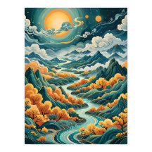 Bohemiskt landskap - Serenfloder