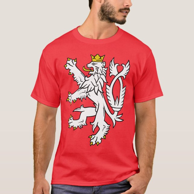 Bohemiskt lejont våldsamt t shirt (Framsida)